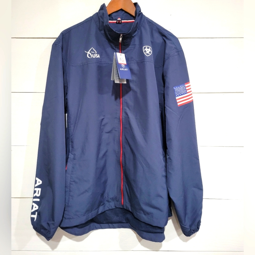 Ariat team USA windbreaker jacket